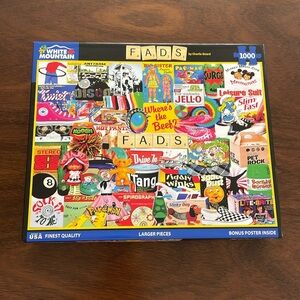 White Mountain 1,000 piece puzzle Fads